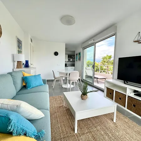 T2 Moderne Terrasse 2min Plages De Juan-les-pins! Lägenhet