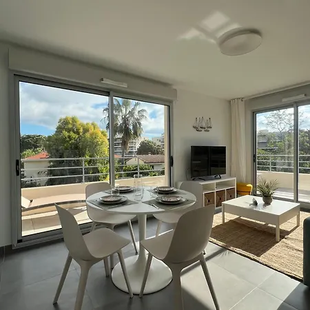 T2 Moderne Terrasse 2min Plages De Juan-les-pins! Lägenhet *