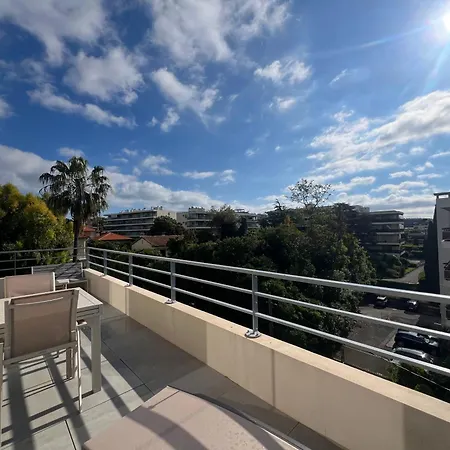 Апартаменти T2 Moderne Terrasse 2min Plages De Juan-les-pins!