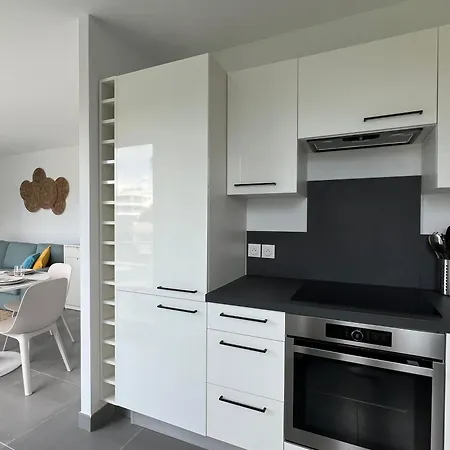 T2 Moderne Terrasse 2min Plages De Juan-les-pins! Apartman